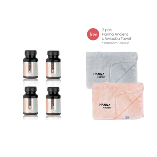 【 SPECIAL PROMO】4btls Dual-Col Free Limited Edition Towel 1pc