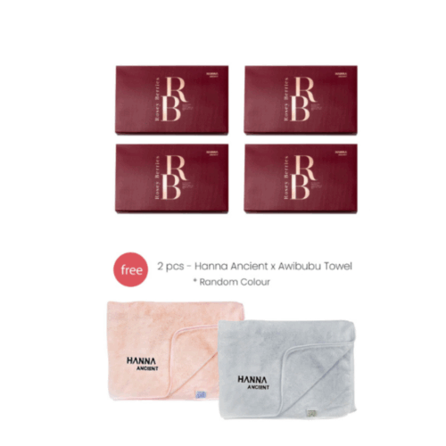 【 SPECIAL PROMO 】4 Boxes Rosey Berries Free 1pc Limited Edition Towel