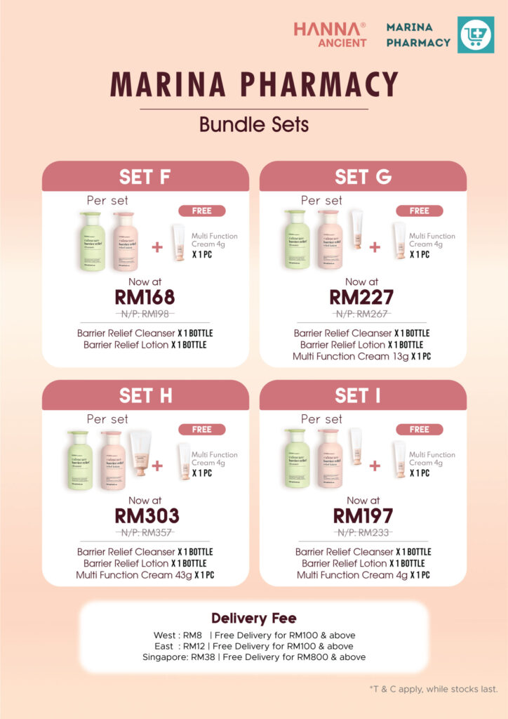 [marina pharmacy] calmcare barrier relief (set g)