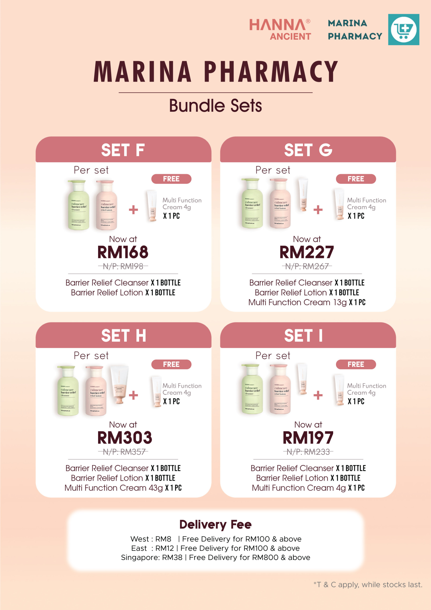 [marina pharmacy] calmcare barrier relief (set g)