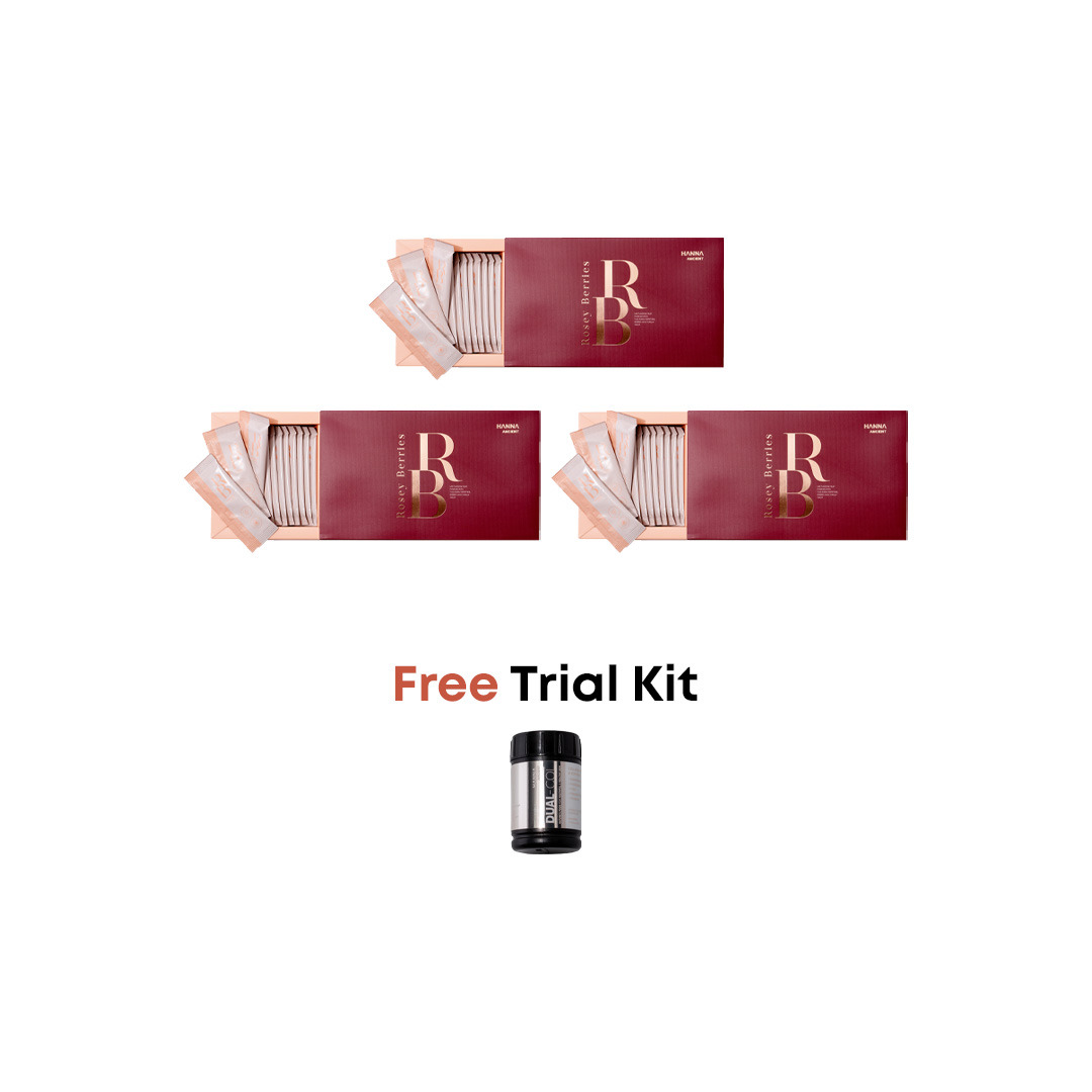 marina pharmacy x hanna ancient health & skin bundle rosey berries (promo a)