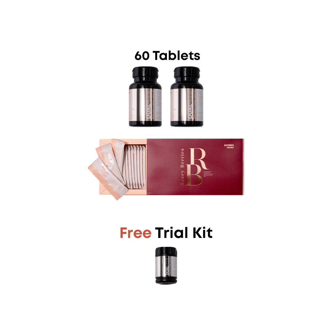 marina pharmacy x hanna ancient health & skin bundle rosey berries & dual col (promo a)