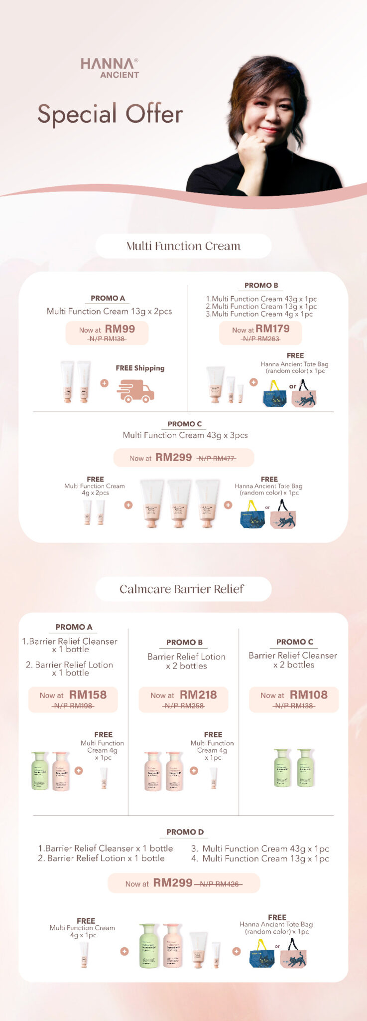 [jessy special offer] multi function cream (promo a)